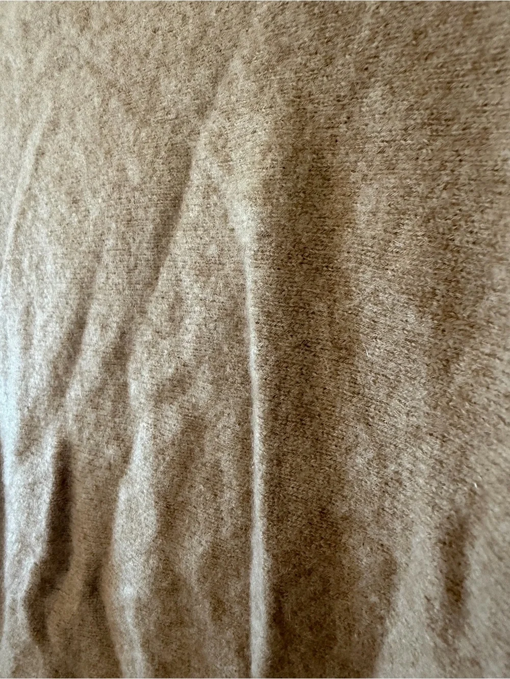 Charter Club Luxury 100% Cashmere Camel Long Sleeve Size Medium - Picture 5 of 8